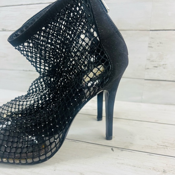 Charles By Charles David Afterhours Rhinestone Mesh Bootie Size 7M High … - Picture 9 of 11